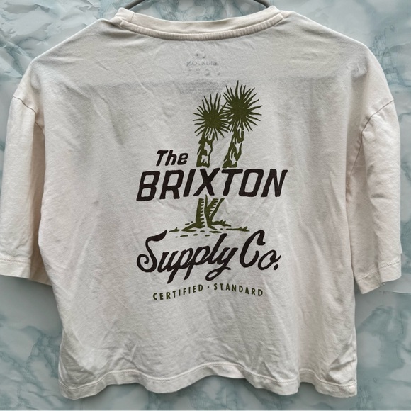 Brixton Off-White Short Sleeve Tee - Picture 5 of 5